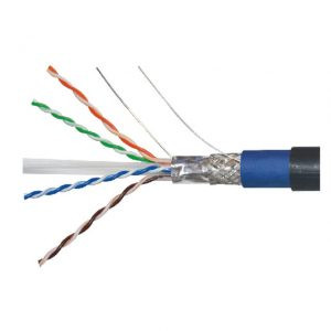 کابل شبکه اوت دور cat6 sftp لگراند دو روکشه تست فلوک چنل