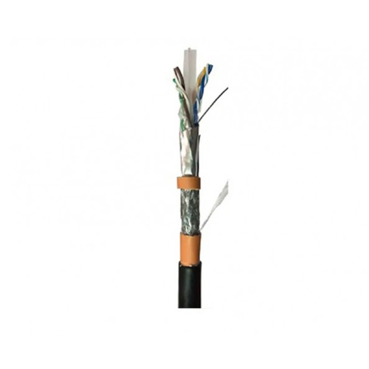 کابل شبکه اوت دور cat6 sftp دارای تست فلوک تمام مس