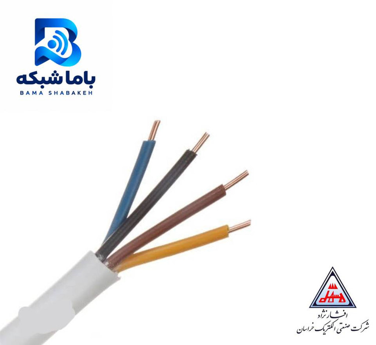 کابل کولری 1.5*4 خراسان افشارنژاد (کلاف صد متری)